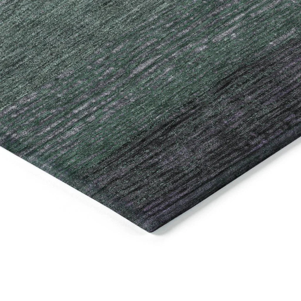 LOOMLAN Rugs Keshira Purple Washable Indoor-Outdoor Rug