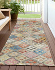 LOOMLAN Rugs Kharma Orange Washable Indoor-Outdoor Rug