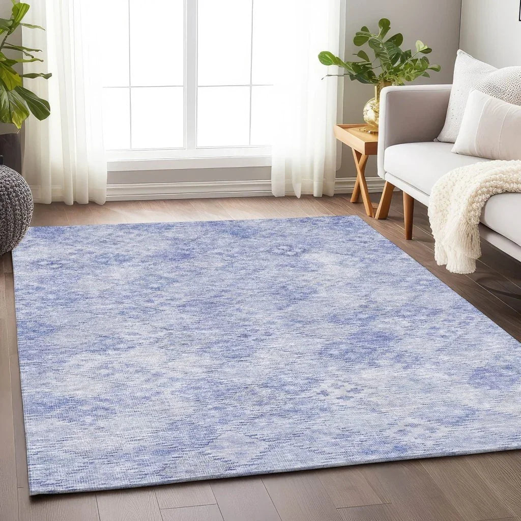 LOOMLAN Rugs Kharma Sky Washable Indoor-Outdoor Rug