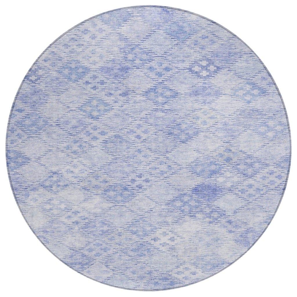 LOOMLAN Rugs Kharma Sky Washable Indoor-Outdoor Rug