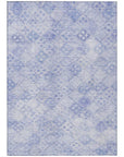LOOMLAN Rugs Kharma Sky Washable Indoor-Outdoor Rug