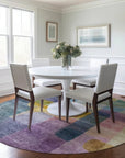 LOOMLAN Rugs Kyra Blue Washable Indoor-Outdoor Rug