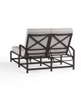 La Jolla Sunbrella Double Outdoor Chaise - LOOMLAN - Sunset West - Outdoor Chaises