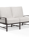 La Jolla Sunbrella Outdoor Loveseat - LOOMLAN - Sunset West - Outdoor Sofas & Loveseats