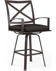 La Jolla Sunbrella Swivel Outdoor Barstool - LOOMLAN - Sunset West - Outdoor Bar Stools