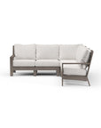 Laguna Sunbrella Cushions Outdoor Sectional Sofa - LOOMLAN - Sunset West - Outdoor Sofas & Loveseats