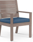 Laguna Sunbrella Outdoor Dining Armchair 2PC - LOOMLAN - Sunset West - Outdoor Dining Chairs