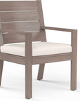 Laguna Sunbrella Outdoor Dining Armchair 2PC - LOOMLAN - Sunset West - Outdoor Dining Chairs
