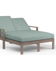 Laguna Sunbrella Outdoor Double Chaise Lounge - LOOMLAN - Sunset West - Outdoor Chaises