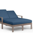 Laguna Sunbrella Outdoor Double Chaise Lounge - LOOMLAN - Sunset West - Outdoor Chaises