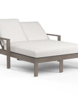 Laguna Sunbrella Outdoor Double Chaise Lounge - LOOMLAN - Sunset West - Outdoor Chaises