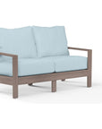 Laguna Sunbrella Outdoor Loveseat - LOOMLAN - Sunset West - Outdoor Sofas & Loveseats