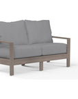 Laguna Sunbrella Outdoor Loveseat - LOOMLAN - Sunset West - Outdoor Sofas & Loveseats