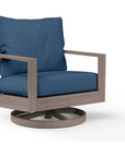 Laguna Sunbrella Swivel Outdoor Club Rocker - LOOMLAN - Sunset West - Outdoor Accent Chairs