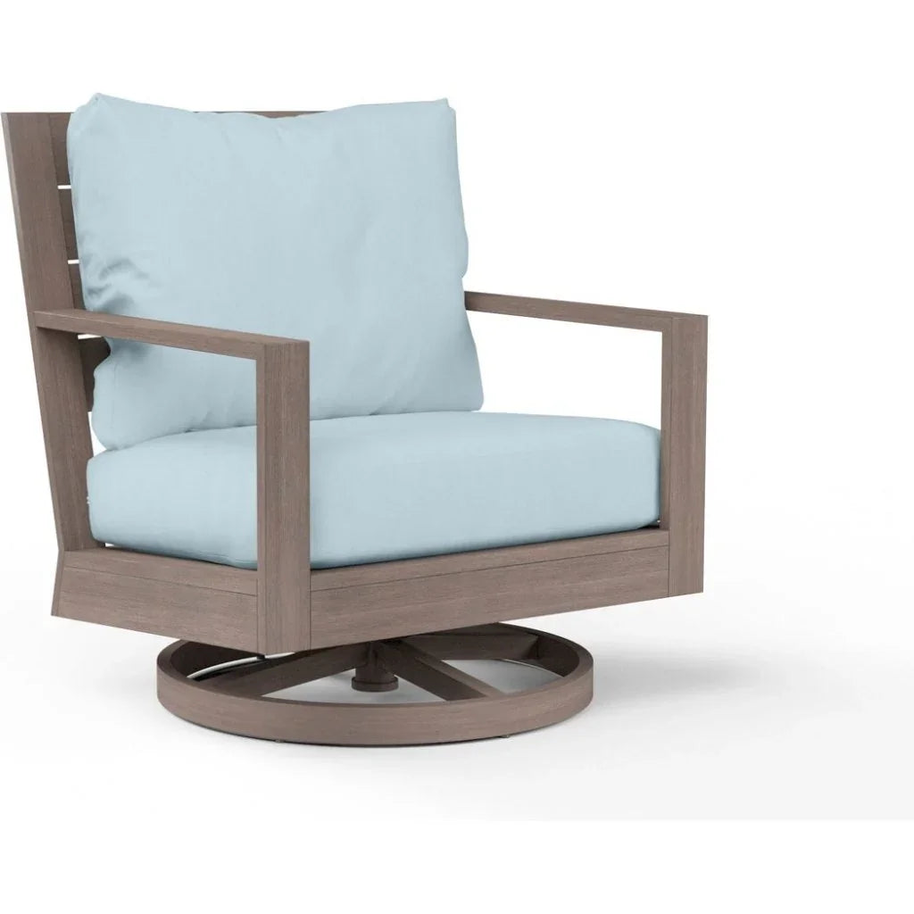 Laguna Sunbrella Swivel Outdoor Club Rocker - LOOMLAN - Sunset West - Outdoor Accent Chairs