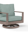Laguna Sunbrella Swivel Outdoor Club Rocker - LOOMLAN - Sunset West - Outdoor Accent Chairs
