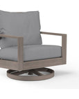 Laguna Sunbrella Swivel Outdoor Club Rocker - LOOMLAN - Sunset West - Outdoor Accent Chairs