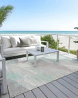 LOOMLAN Rugs Lanariyah Blue Washable Indoor-Outdoor Rug