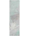 LOOMLAN Rugs Lanariyah Blue Washable Indoor-Outdoor Rug
