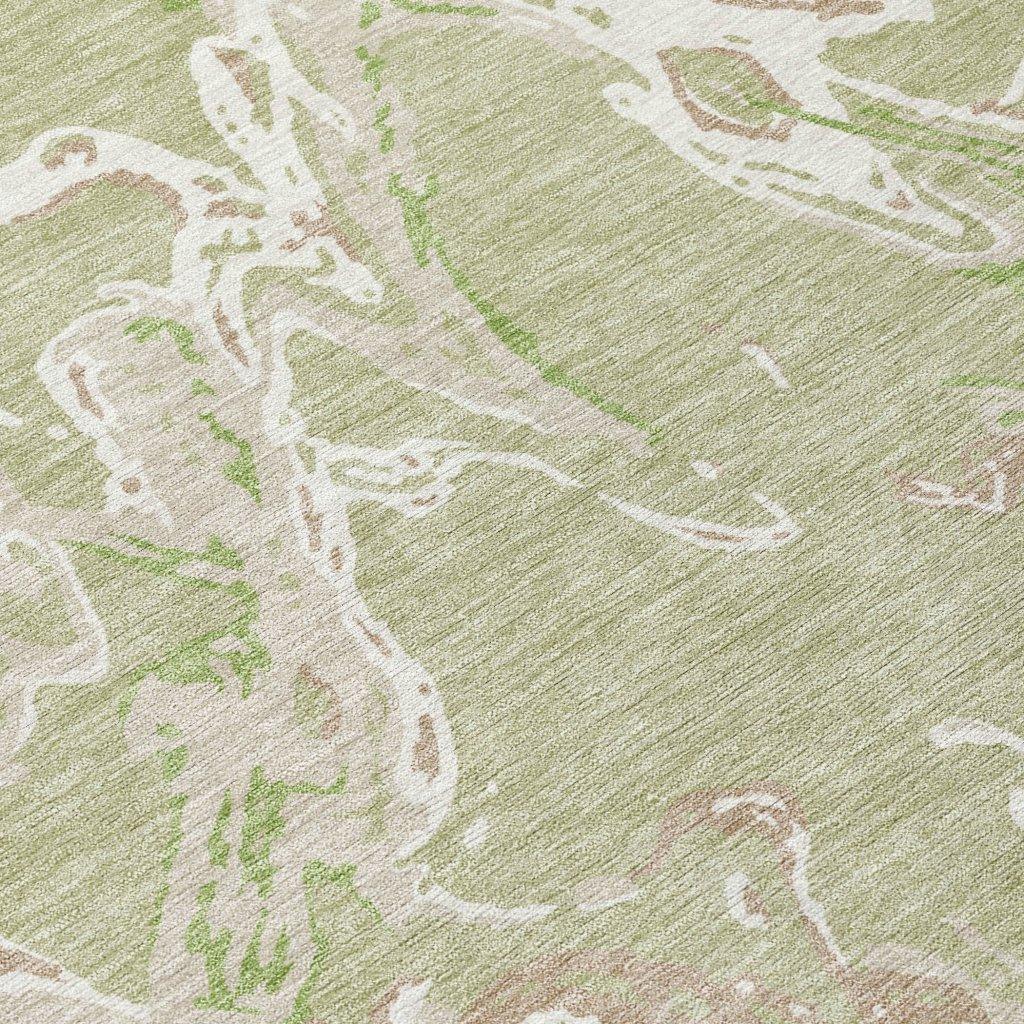 LOOMLAN Rugs Lani Aloe Washable Indoor-Outdoor Rug