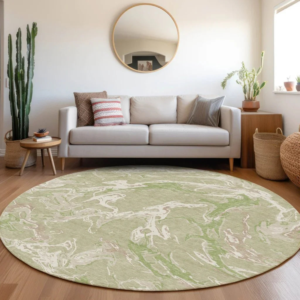LOOMLAN Rugs Lani Aloe Washable Indoor-Outdoor Rug