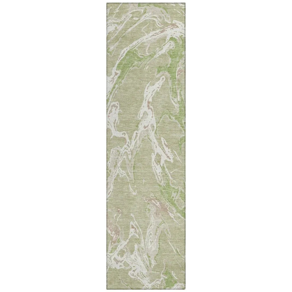 LOOMLAN Rugs Lani Aloe Washable Indoor-Outdoor Rug