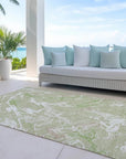LOOMLAN Rugs Lani Aloe Washable Indoor-Outdoor Rug