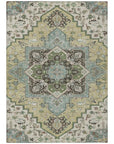 LOOMLAN Rugs Lani Beige Washable Indoor-Outdoor Rug