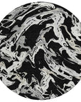 LOOMLAN Rugs Lani Black Washable Indoor-Outdoor Rug