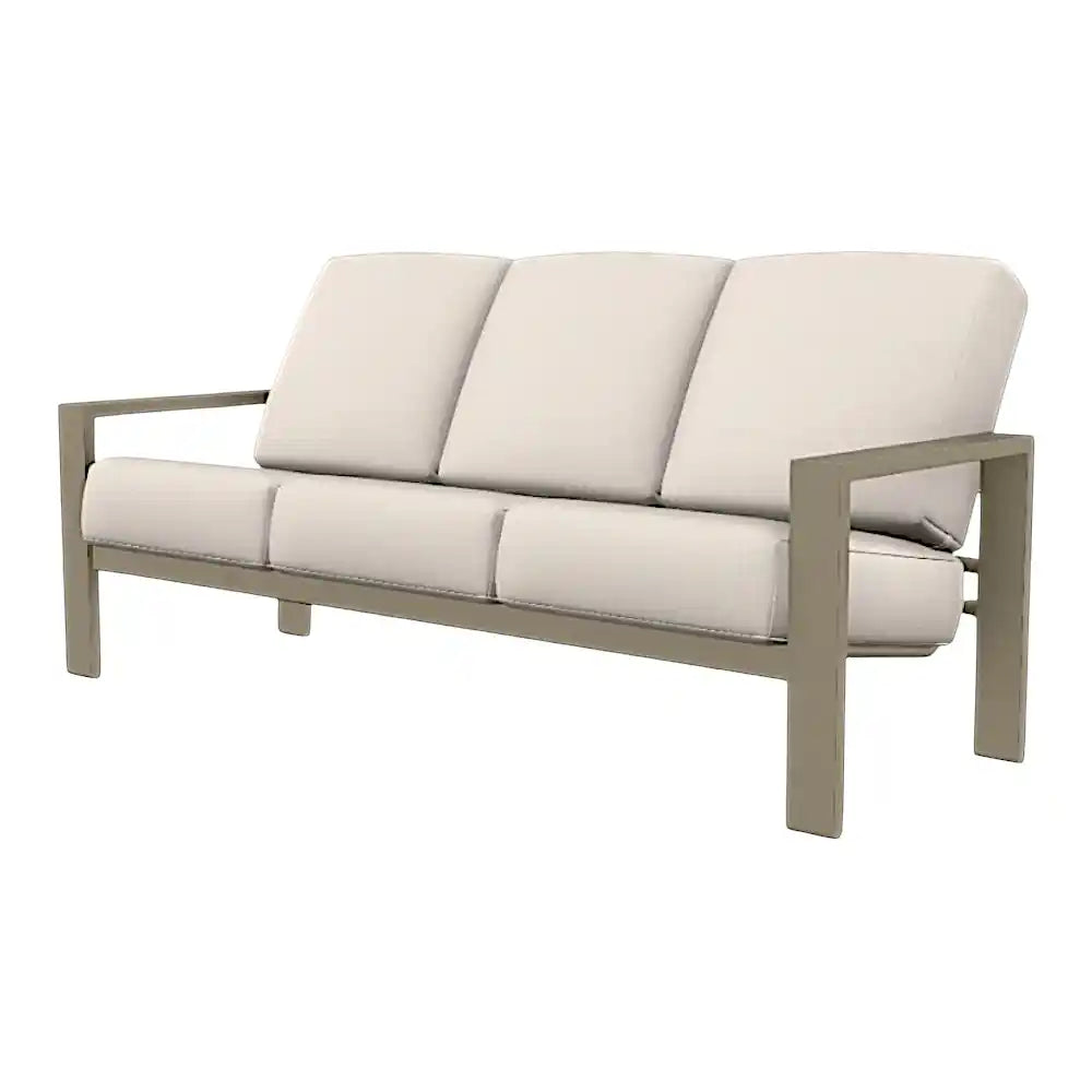 Telescope Larssen Deep Seat Cushion Three-Seat Outdoor Sofa