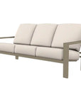 Telescope Larssen Deep Seat Cushion Three-Seat Outdoor Sofa