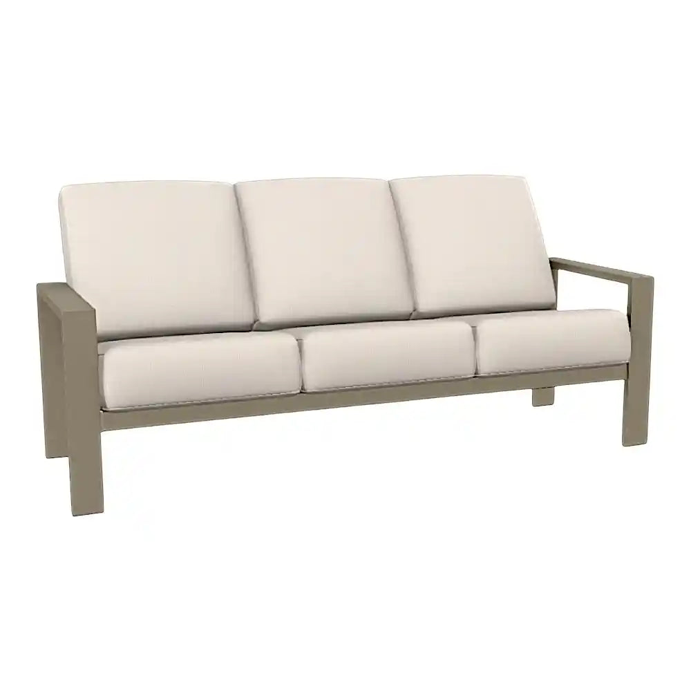 Telescope Larssen Deep Seat Cushion Three-Seat Outdoor Sofa