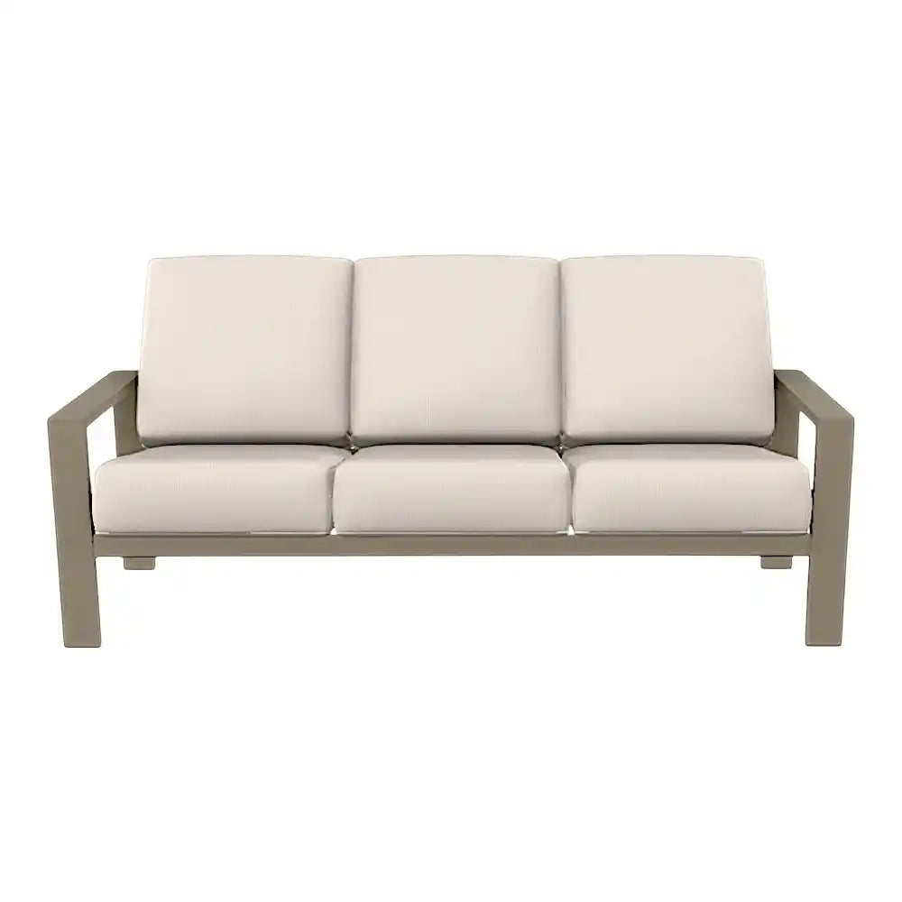 Telescope Larssen Deep Seat Cushion Three-Seat Outdoor Sofa