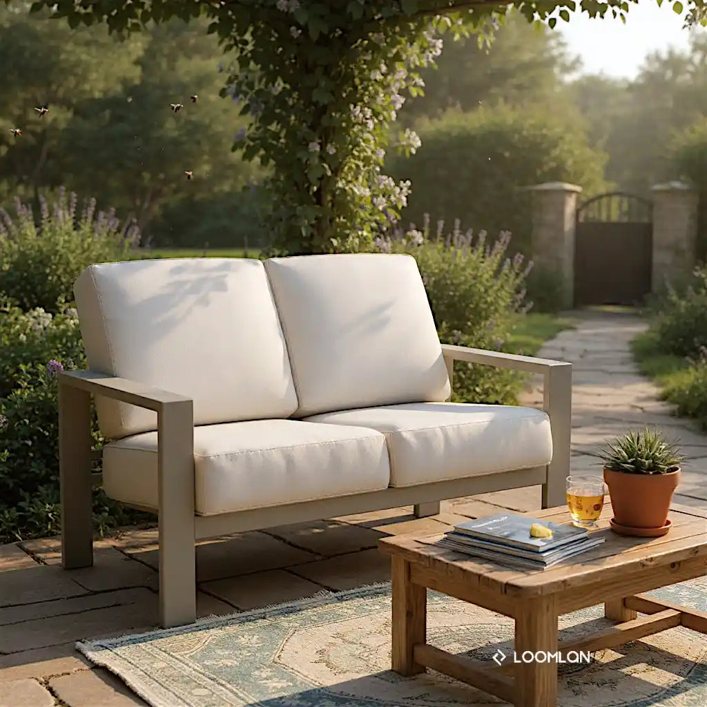 Telescope Larssen Deep Seat Two-Seat Outdoor Loveseat