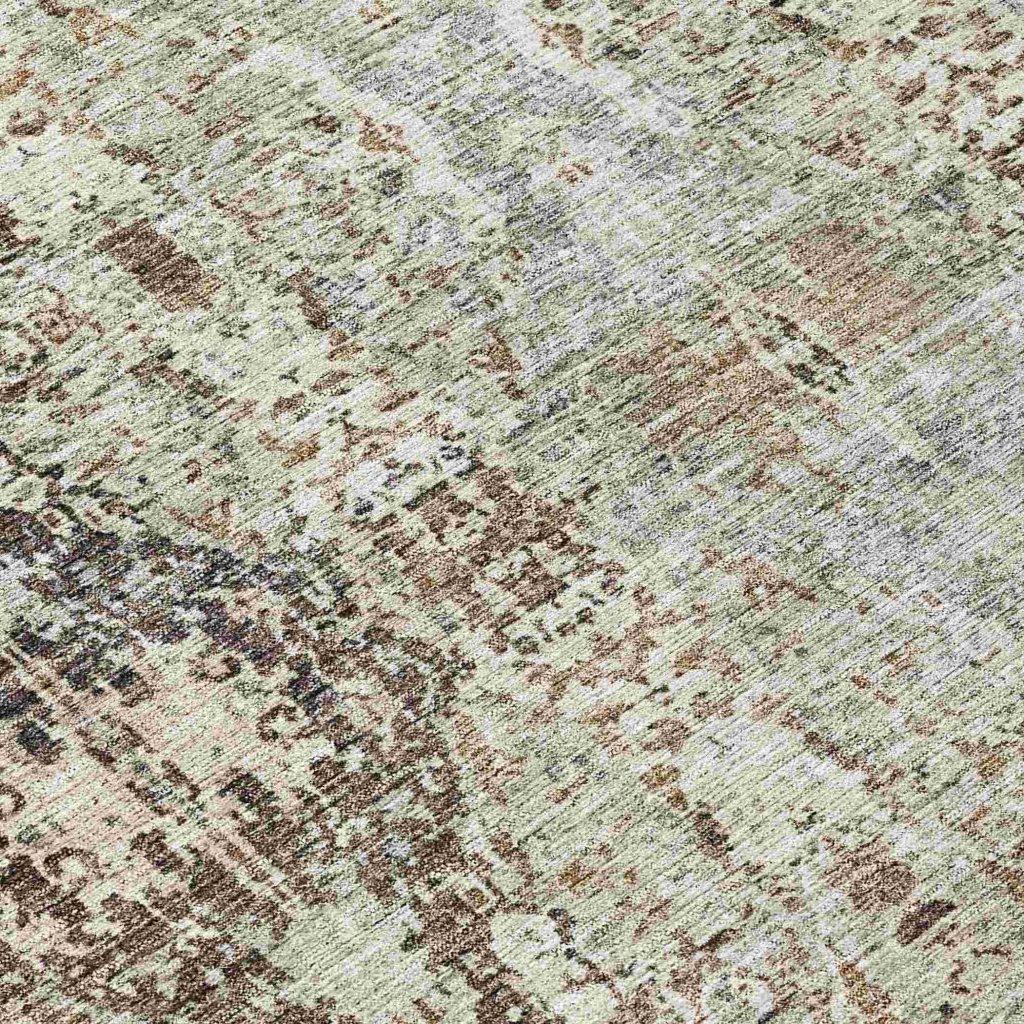 LOOMLAN Rugs Leyrana Ivory Washable Indoor-Outdoor Rug