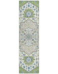 LOOMLAN Rugs Lidia Green Washable Indoor-Outdoor Rug
