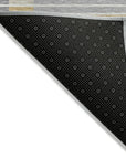 LOOMLAN Rugs Linzia Gray Washable Indoor-Outdoor Rug