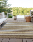 LOOMLAN Rugs Liora Brown Washable Indoor-Outdoor Rug