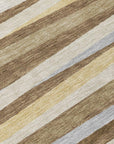 LOOMLAN Rugs Liora Brown Washable Indoor-Outdoor Rug