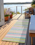 LOOMLAN Rugs Liora Green Washable Indoor-Outdoor Rug