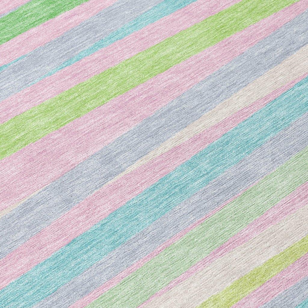 LOOMLAN Rugs Liora Green Washable Indoor-Outdoor Rug