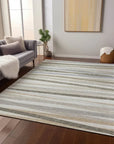 LOOMLAN Rugs Liora Ivory Washable Indoor-Outdoor Rug