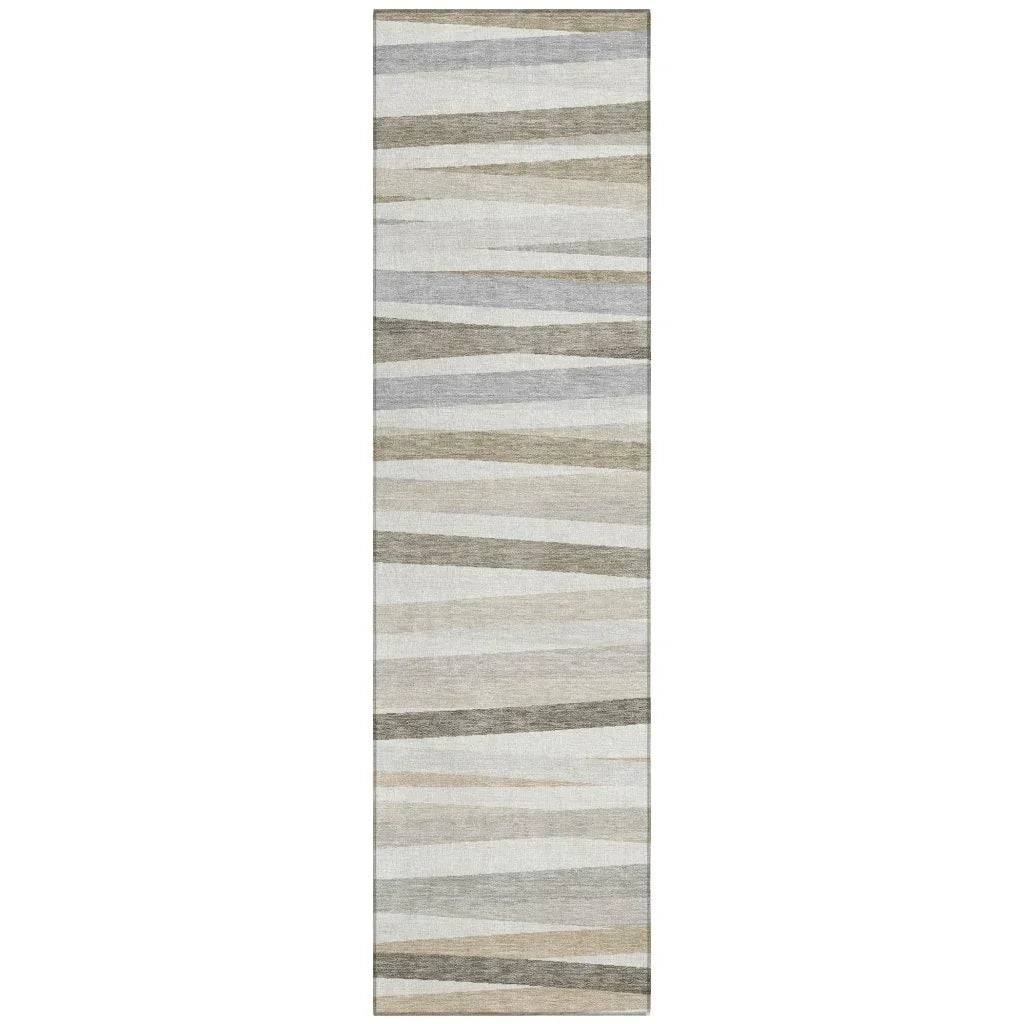 LOOMLAN Rugs Liora Ivory Washable Indoor-Outdoor Rug