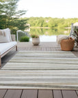 LOOMLAN Rugs Liora Ivory Washable Indoor-Outdoor Rug