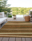 LOOMLAN Rugs Liora Orange Washable Indoor-Outdoor Rug