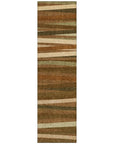 LOOMLAN Rugs Liora Orange Washable Indoor-Outdoor Rug