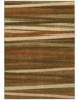 LOOMLAN Rugs Liora Orange Washable Indoor-Outdoor Rug