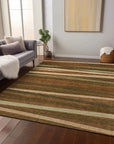 LOOMLAN Rugs Liora Orange Washable Indoor-Outdoor Rug