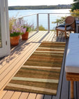LOOMLAN Rugs Liora Orange Washable Indoor-Outdoor Rug