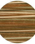 LOOMLAN Rugs Liora Orange Washable Indoor-Outdoor Rug